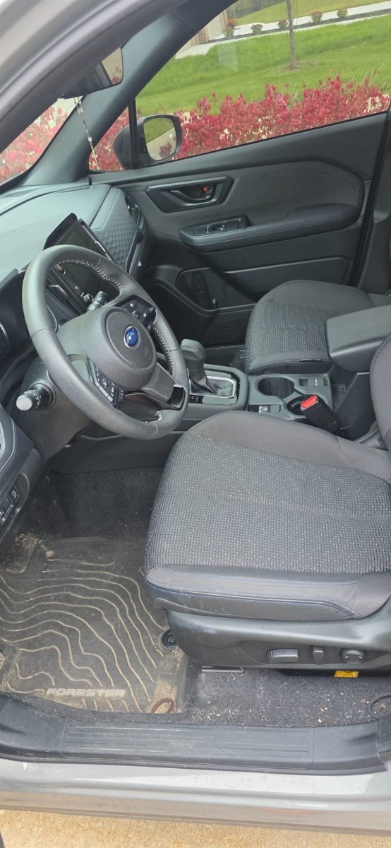 Before car interior detailing by Justin in Howell, Michigan